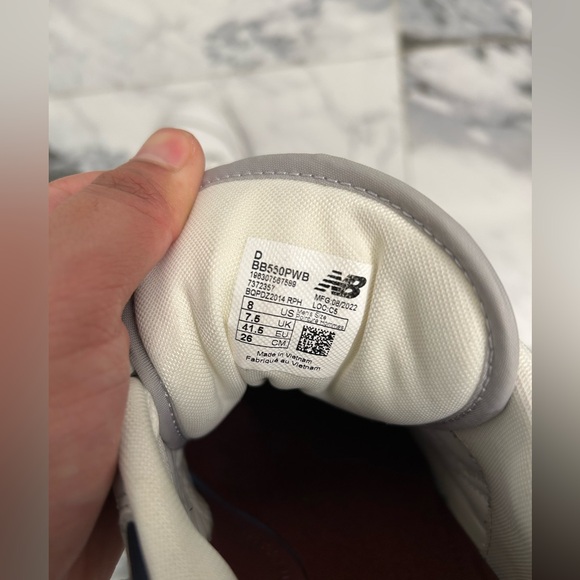 New Balance 550 US 8 - Picture 6 of 6